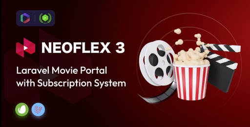 Neoflex 3  Laravel Movie, Video, TV Series Streaming &amp; Subscription Portal CMS