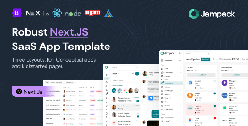 Jampack  Robust Next.js SaaS App Template