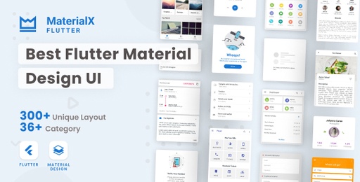 MaterialX Flutter  Flutter Material Design UI 2.5