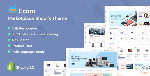 Ecom  Multipurpose Marketplace Shopify Theme