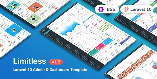 Limitless  Laravel 10 Admin &amp; Dashboard Template