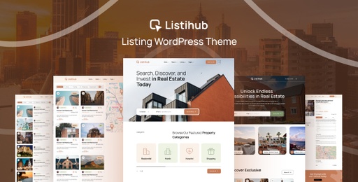 Listihub  Listing WordPress Theme