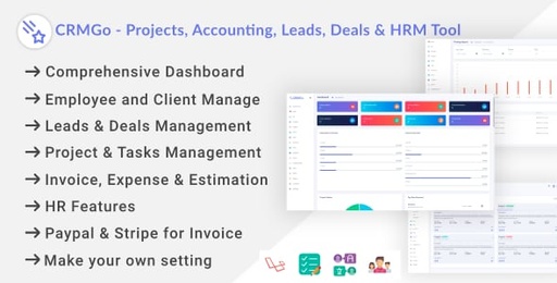 CRMGo  Projects, Accounting, Leads, Deals &amp; HRM Tool