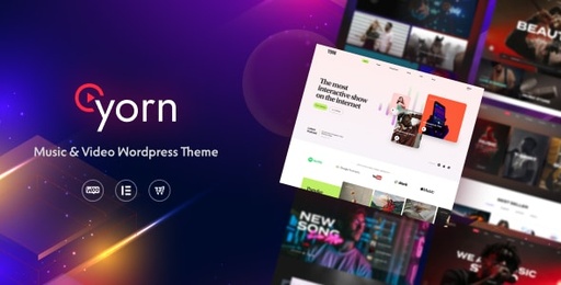 Yorn  Music &amp; Video WordPress Theme