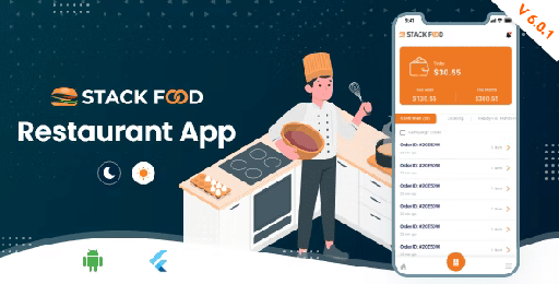 StackFood Multi Restaurant  Food Ordering Restaurant App