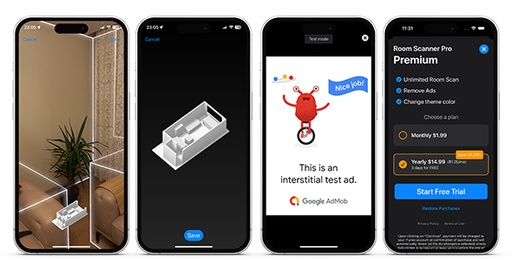 Room Scanner Pro LiDAR floor plans  SwiftUI iOS Full Application