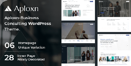 Aploxn  Business Consulting WordPress Theme