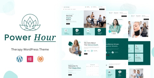 Power Hour  Therapy WordPress Theme