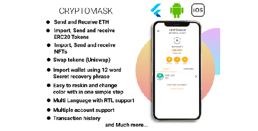 Cryptomask  Ethereum based Crypto wallet