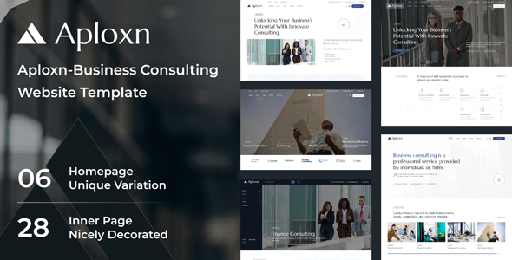 Aploxn  Business Consulting HTML Template