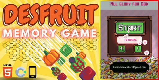 Desfruit  memory game  match  puzzle  source .capx