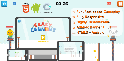 Crazy Cannons: Tank Shooters
