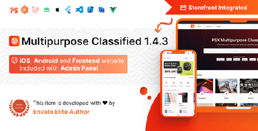 Multipurpose Classified App: Buy, Sell, Ecommerce like Olx, Mercari, Offerup, Carousell (1.4.3.1)