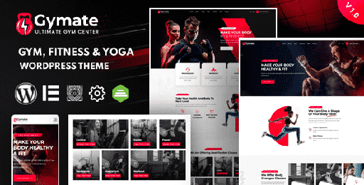 Gymat  Fitness and Gym WordPress Theme