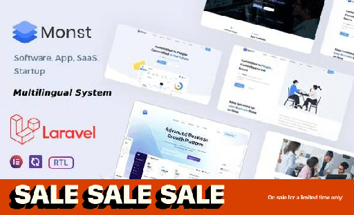 Monst  Laravel Multipurpose Agency Script support AI Writer, Content Generator
