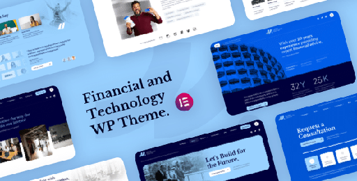 MLab  Financial and Technology WordPress Theme