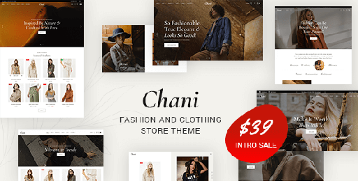 Chani  Fashion And Clothing Store Theme