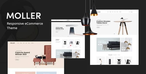 Moller  Furniture &amp; Decor WooCommerce WordPress Theme