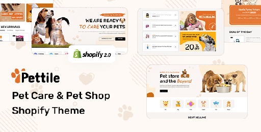 Pettile  Pet Store and Pet Food Shopify Theme