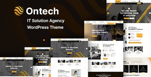 Ontech  IT Solutions Agency WordPress Theme