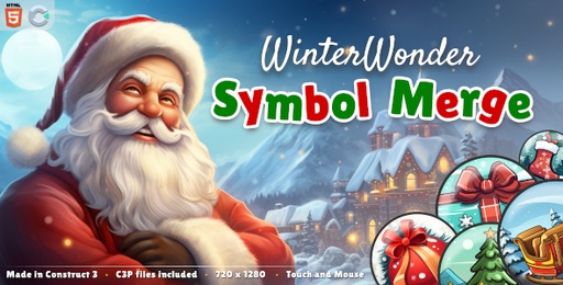 WinterWonder Symbol Merge  HTML5 Puzzle Game