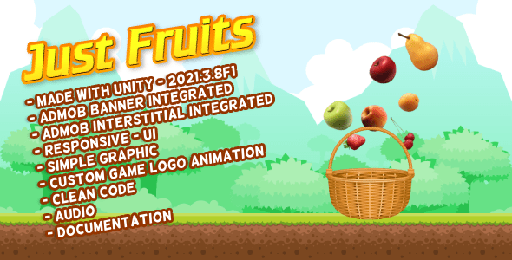 Just Fruits  Android Game with AdMob