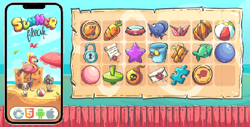 Summer Break  HTML5 Game, Construct 3