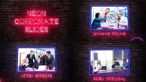 Neon Corporate Slides  13553538