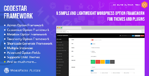 Codestar Framework  A Simple and Lightweight WordPress Option Framework for Themes and Plugins