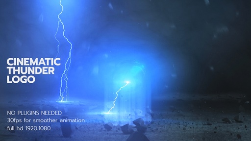 Cinematic Thunder Logo  46026312