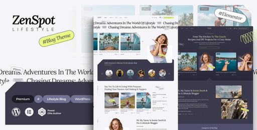 ZenSpot  LifeStyle Blog WordPress Theme