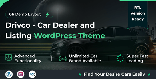 Drivco  Car Dealer and Listing WordPress Theme