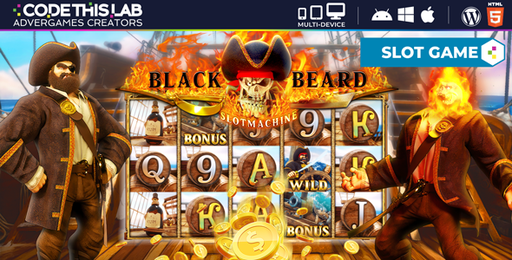 Black Beard Slot Machine  Premium HTML5 Casino Game