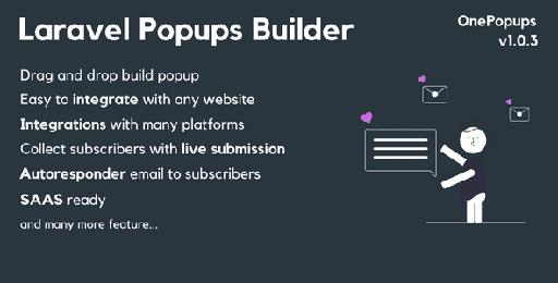 OnePopups  Laravel Popups Builder SAAS