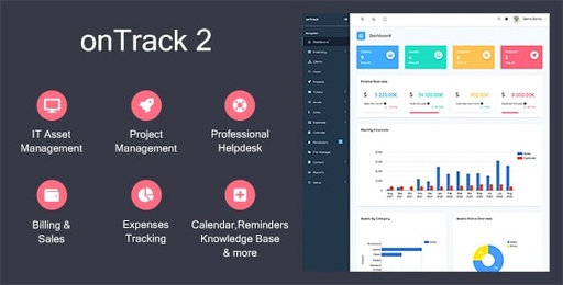 onTrack 2  IT Asset Management, HelpDesk, Project Management, Billing &amp; More