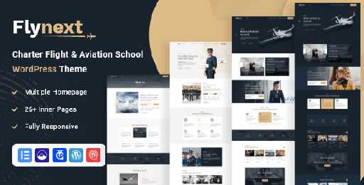 Flynext  Multipurpose Aviation WordPress Theme