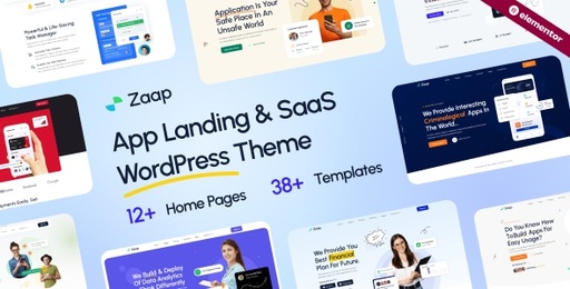 Zaap  SaaS &amp; App WordPress Theme
