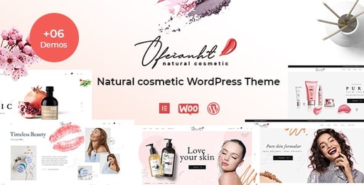 Ofeianht  Natural Cosmetics WordPress Theme
