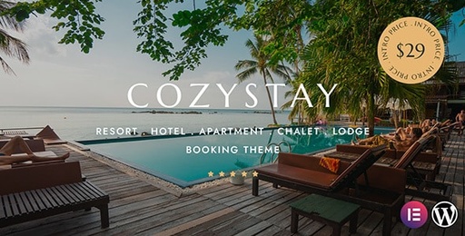 CozyStay  Hotel Booking WordPress Theme