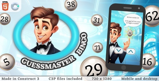Guessmaster Bingo  HTML5 Gambling game