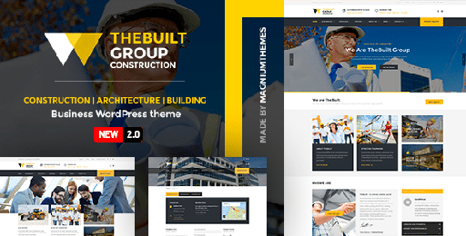 TheBuilt  Construction and Architecture WordPress theme