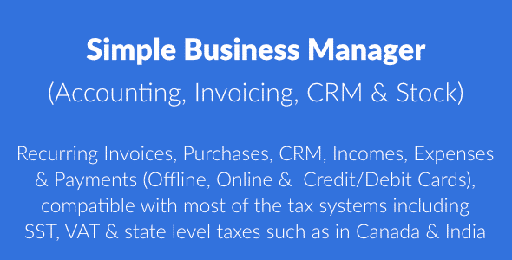 Simple Business Manager  Invoicing Solution