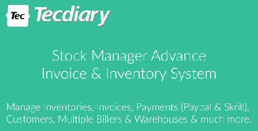 Stock Manager Advance (Invoice &amp; Inventory System)