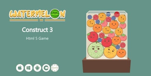 Watermelon  HTML5 Game (Construct 3)