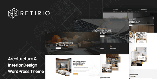 Retirio  Architecture and Interior WordPress Theme