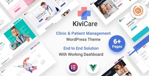 KiviCare  Medical Clinic &amp; Patient Management WordPress Theme