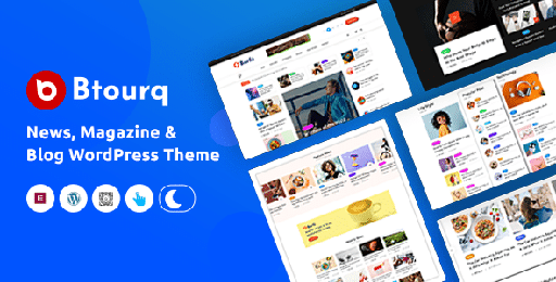 Btourq  WordPress News Magazine Theme