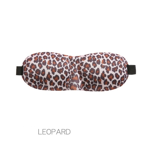 [200003788] Xparata™ 3D Shading Sleeping Eye Mask Block Out Light Eye Cover Soft Blackout Sleeping Aid Travel Eyeshade Blindfold Eyepatch Slaapmasker (Leopard)