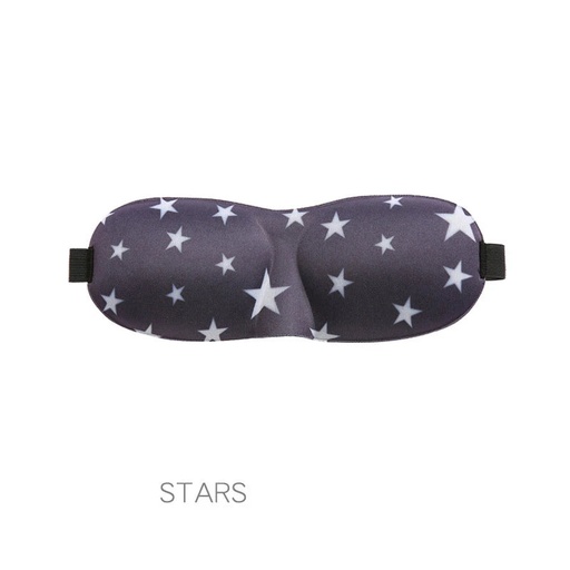 [200003793] Xparata™ 3D Shading Sleeping Eye Mask Block Out Light Eye Cover Soft Blackout Sleeping Aid Travel Eyeshade Blindfold Eyepatch Slaapmasker (Stars)