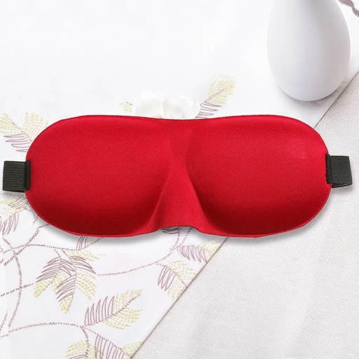 [200003815] Xparata™ 3D Sleeping Eye Mask Travel Rest Aid Eye Cover Patch Paded Soft Sleeping Mask Blindfold Eye Relax Massager (Red)